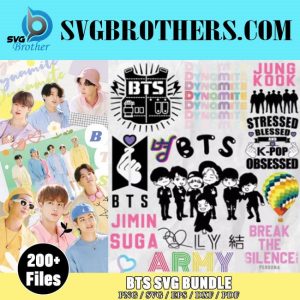 BTS Svg Bundle 200+ Files