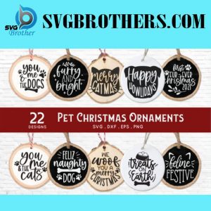 Pet Cat Dog Christmas Ornament svg dxf Graphics 21151526 1 1 580x387 1