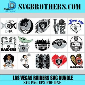 Las Vegas Raiders Svg Bundle 1