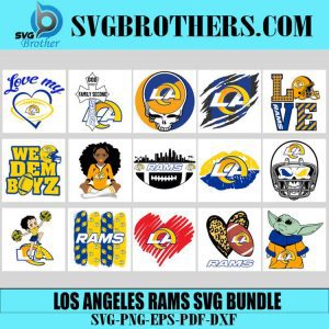 Los Angeles Rams Svg Bundle 1