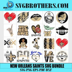 New Orleans Saints Svg Bundle 1