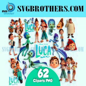 Luca Clipart PNG Digital Download 62 2B PNG 1