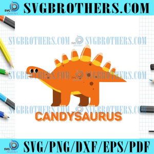 Candysaurus Dinosaur Halloween Life SVG
