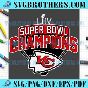 Super Bowl Champions Chiefs Logo Svg