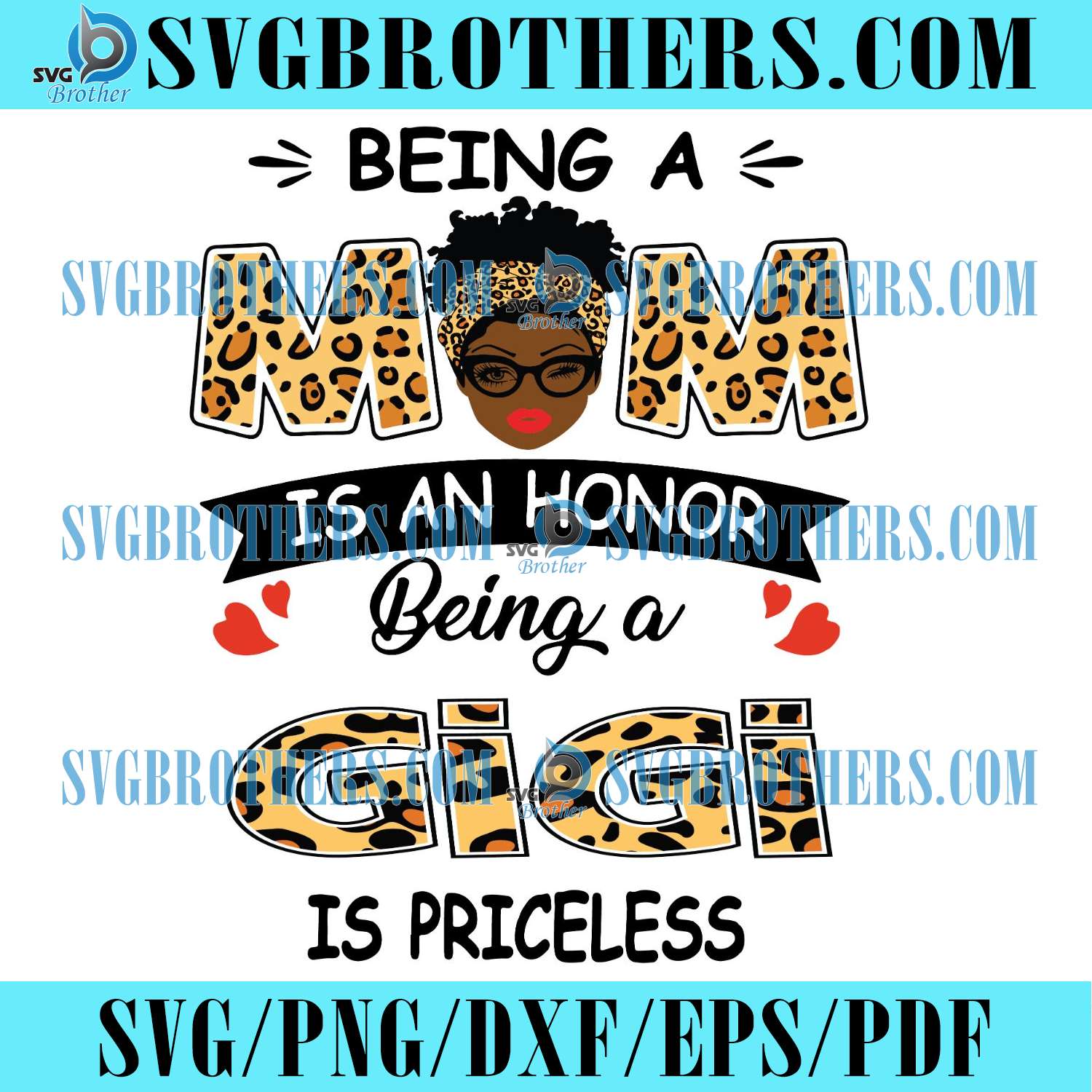 Being A Mom Is An Honor Being A Gigi Is Priceless Svg, Mothers Day Svg