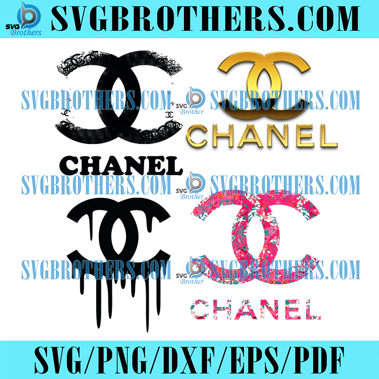 Chanel Logo PNG Bundle, Coco Chanel PNG Only - SVGBrothers