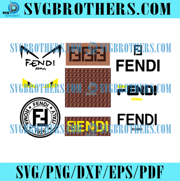 Fendi Logo Svg Bundle - SVGBrothers