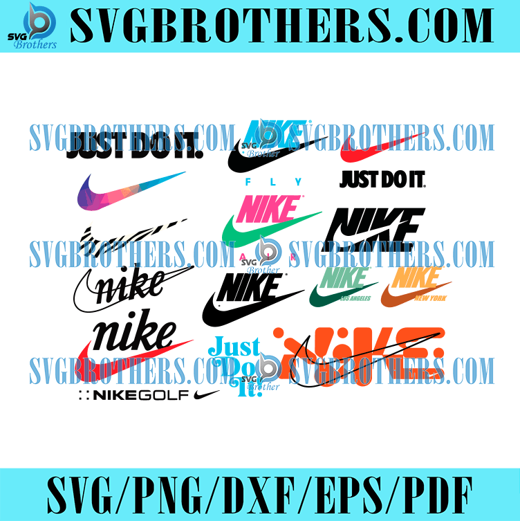 Nike Logo Svg Bundle, Nike Brand - SVGBrothers