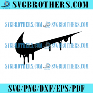 Dripping Nike Logo Svg, Logo Brand - SVGBrothers