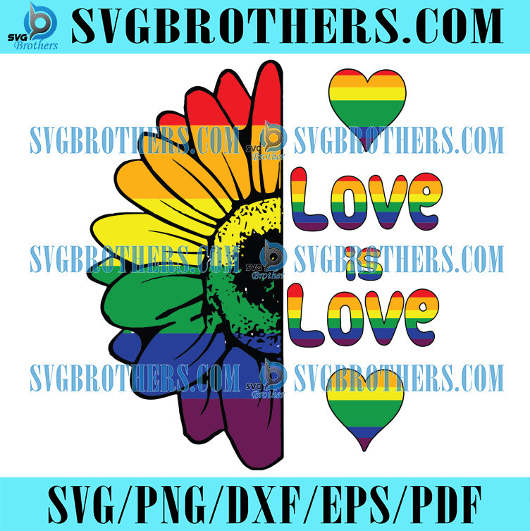 Love Is Love Svg LGBT Svg, Trending Svg, LGBT Love Svg - SVGBrothers