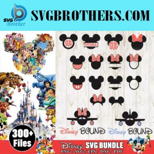 Disney Svg Bundle 300+ Files