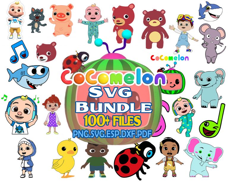 Cocomelon Svg Bundle 100+ Files - SVGBrothers