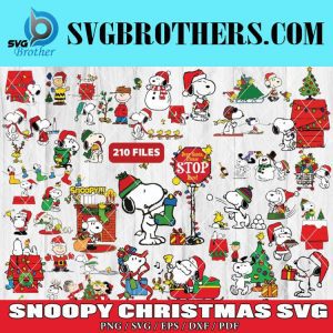Snoopy Christmas Svg Bundle, Christmas Svg, Snoopy Christmas Svg, Snoopy Winter, Snoopy Dog Svg, Snoopy Svg, Charlie Brown Svg