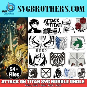 Attack On Titan Svg Bundle 1
