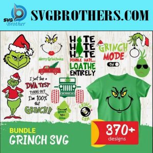 Christmas Grinch Svg Bundle 370
