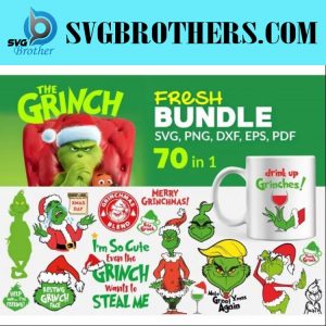 Christmas Grinch Svg Bundle 70