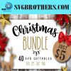 Christmas SVG Bundle 40 Designs 1