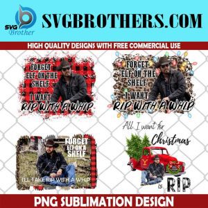 Christmas Yellowstone Rip With A Whip Png Bundle 1