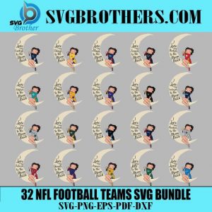 32 Football Teams Betty Boop Svg Bundle, Sport Svg, Betty Boop Svg, Fangirl Svg, Football Svg, Football Teams Svg, N F L Svg, Super Bowl Svg, Football Svg Bundle, Football Logo Svg