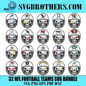 32 Football Teams Skull Helmet Svg Bundle, Sport Svg, Football Svg, Football Teams Svg, Football Skull Svg, Helmet Svg, N F L Svg, Super Bowl Svg, Football Svg Bundle, Football Logo Svg