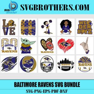 Baltimore Ravens Svg Bundle 1
