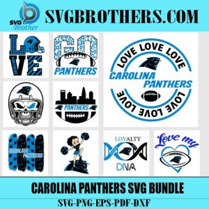 Carolina Panthers Svg Bundle 2