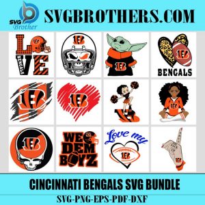 Cincinnati Bengals Svg Bundle 1