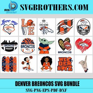 Denver Broncos Svg Bundle 1