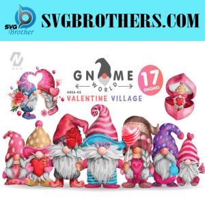 Gnome Valentine Watercolor PNG Clipart Graphics 19404033 1 1
