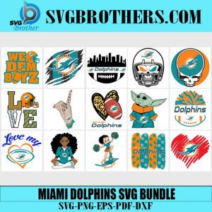 Miami Dolphins Svg Bundle 1
