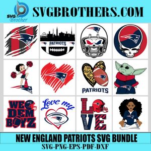 New England Patriots Svg Bundle 1