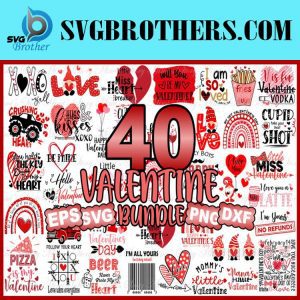 Valentines day SVG Bundle Graphics 22532091