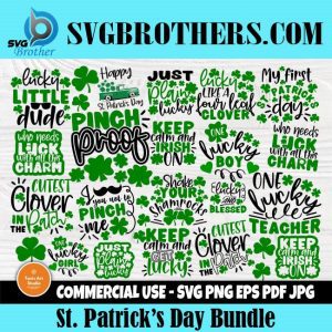 St Patricks Day SVG Bundle Funny Svg Graphics 8953695