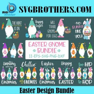 Easter Gnomes Bundle Graphics 1