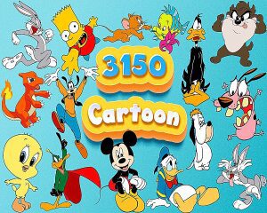 cartoon characters svgs