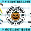 Halloween Pumpkin Spooky Squad Logo SVG