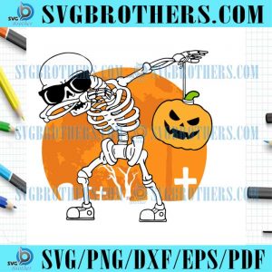 Skeleton Dancer Halloween Pumpkin Gift SVG