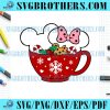 Disney Mouse Merry Christmas Coffee SVG