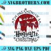 Dreaming Of Hogwarts Christmas Buffalo Check SVG