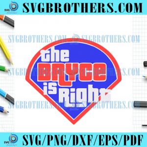Philadelphia The Bryce Is Right Logo SVG