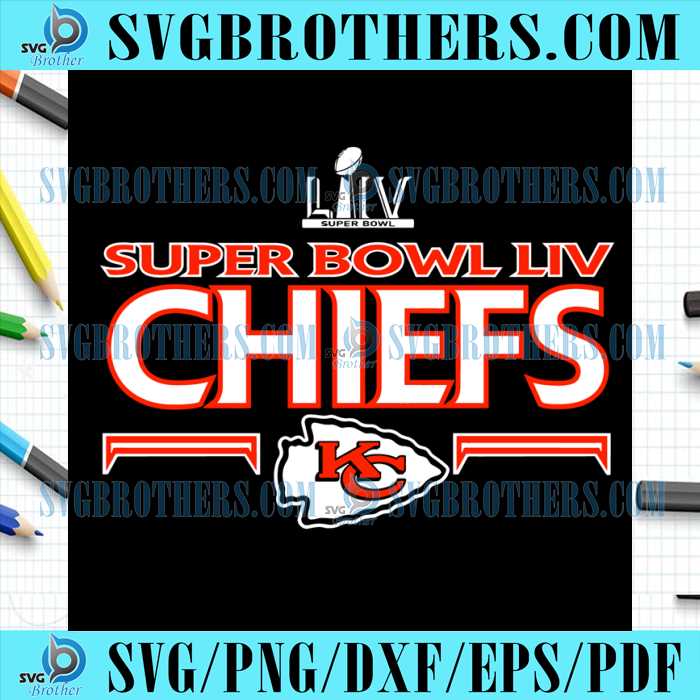Kansas City Chiefs Super Bowl LIV Logo Svg