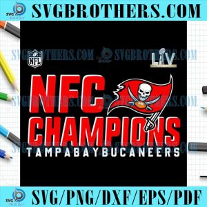 NFC Champions Tampa Bay Buccaneers Svg