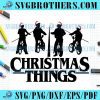 Stranger Christmas Things Vibes Family Santa SVG