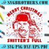 Merry Christmas Shitter's Full Vacation Logo SVG