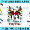 Minnie Reindeer Christmas Lights Snowflake Logo SVG