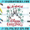 Disney Magic Castle Xmas Santa Reindeer SVG