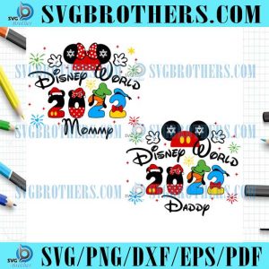 Disneyworld Xmas Family Vacation 2022 Gift SVG