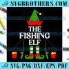 Fishing Elf Family Christmas Trip Life SVG