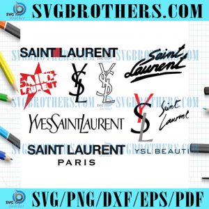 YSL Saint Laurent Logos Svg, Trending Svg