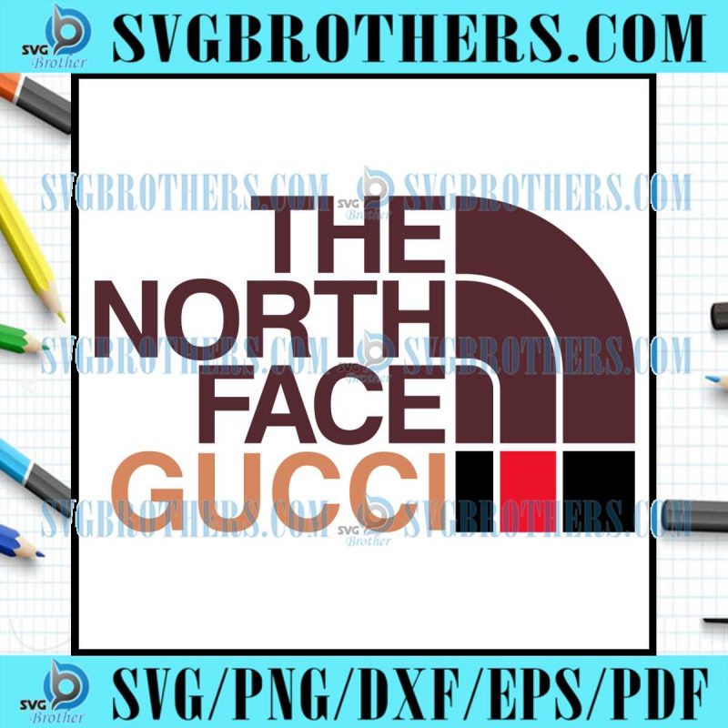 The North Face Logo Gucci Svg, Trending Svg